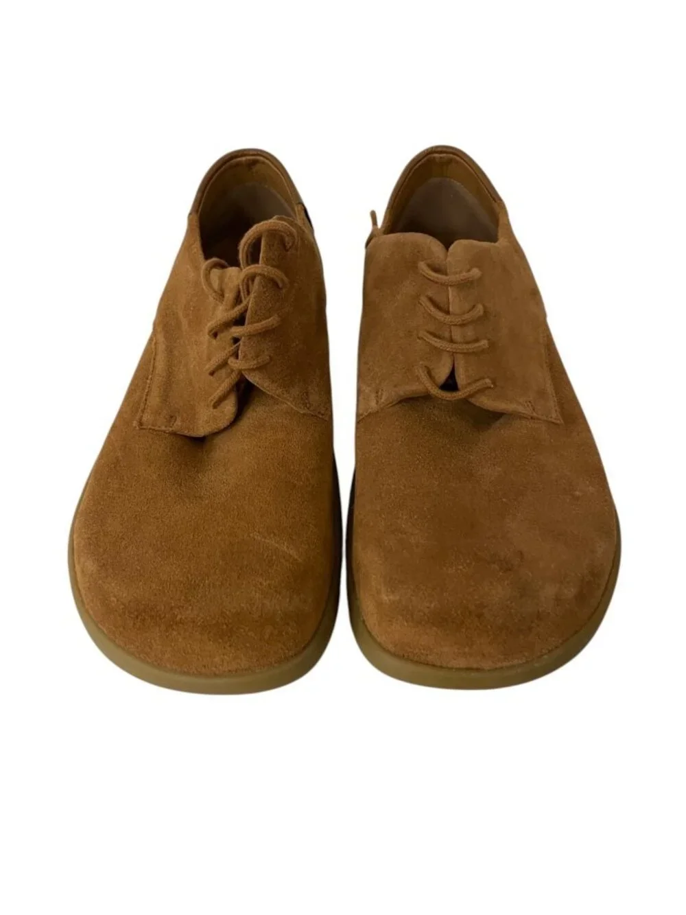 Kalso Earth Dawson Mens Oxford Shoe EU 44 US 11 Brown Suede Leather Lace Up NWOB
